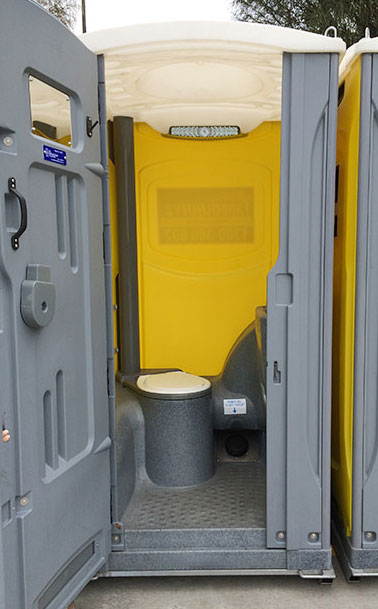 Portable-Toilet-Billabong-outside Portable Toilet Billabong with opened door outside view