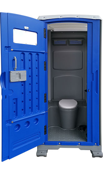 Portable-toilet-splash-with-opened-door